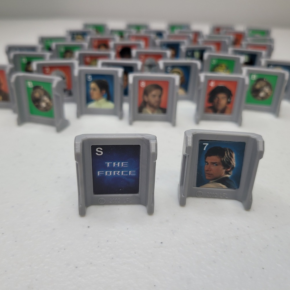 Star Wars 2002 Stratego The Force Replacement‎ Pieces Character Tokens